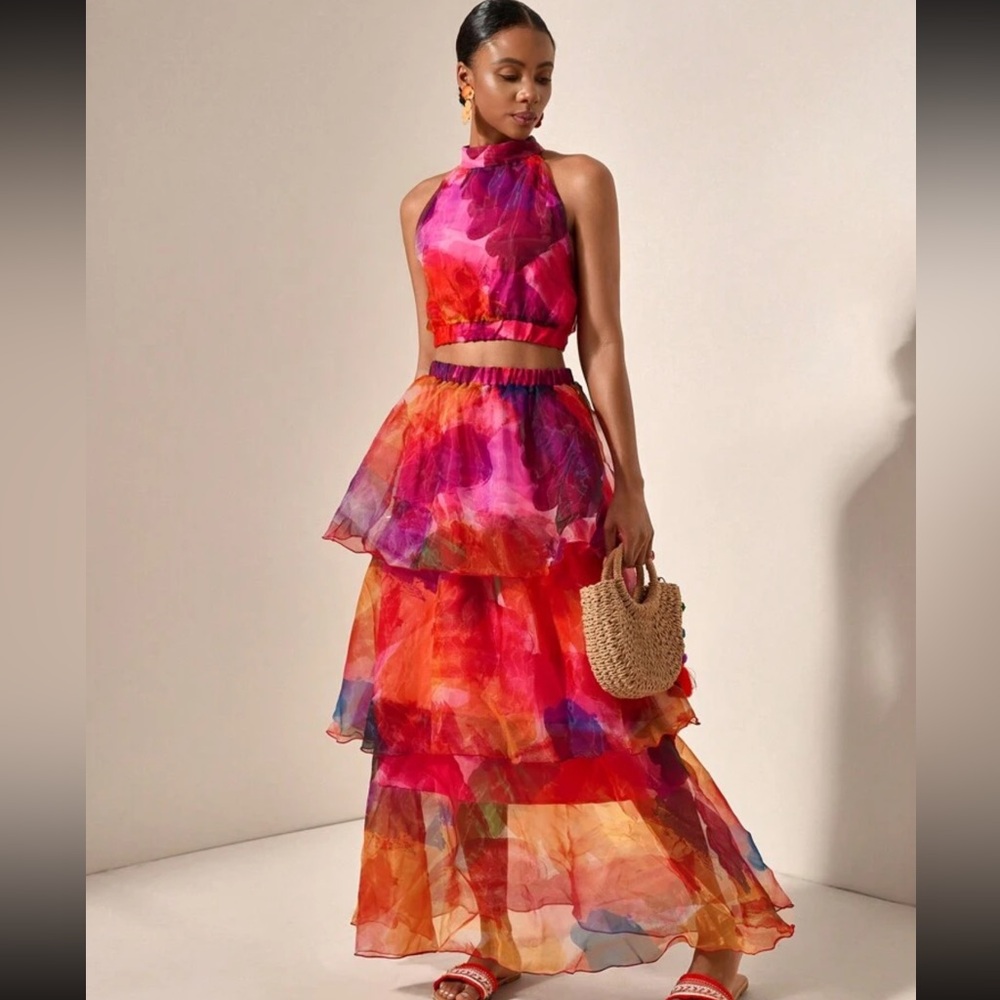Vibrant Multicolor Women's Skirt